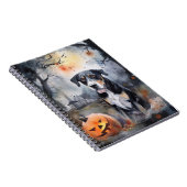 ハロウィン素晴らしスイスカボチャ怖い ノートブック (右側)