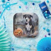 ハロウィン素晴らしスイスカボチャ怖い ペーパープレート (パーティー)