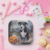 ハロウィン素晴らしスイスカボチャ怖い ペーパープレート (パーティー)