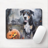 ハロウィン素晴らしスイスカボチャ怖い マウスパッド (マウス)