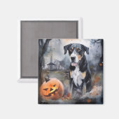 ハロウィン素晴らしスイスカボチャ怖い マグネット (正面/裏面)