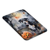 ハロウィン素晴らしスイスカボチャ怖い マグネット (右側)