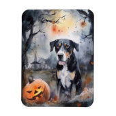 ハロウィン素晴らしスイスカボチャ怖い マグネット (縦)