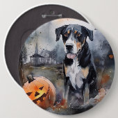 ハロウィン素晴らしスイスカボチャ怖い 缶バッジ (正面&裏面)