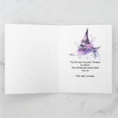 ハロウィン素晴らしビッグサンキュー サンキューカード (内部)