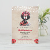 ハロウィン素朴のブライダルシャワー招待 招待状 (スタンド正面)