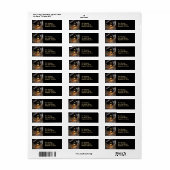 ハロウィン素朴ボンファイアハロウィーン差出人住所 ラベル (フルシート)