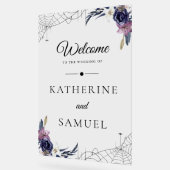 ハロウィン結婚のアクリルウェルカムサイン アクリルサイン (傾斜)