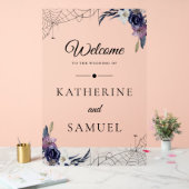 ハロウィン結婚のアクリルウェルカムサイン アクリルサイン (ウェディング)