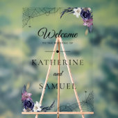 ハロウィン結婚のアクリルウェルカムサイン アクリルサイン (ニュートラル)