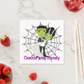 ハロウィン結婚のナプキン スタンダードカクテルナプキン (インサイチュ)