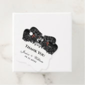 ハロウィン結婚の感謝メッセージカード フェイバータグ (インサイチュ)