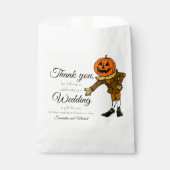 ハロウィン結婚の感謝抱き枕名前をカスタムする フェイバーバッグ (正面)