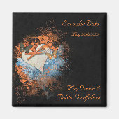 ハロウィン結婚の日異教の付マグネットの保存 マグネット (正面)