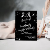 ハロウィン結婚の美し救いデート 招待状