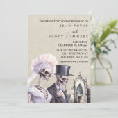 ハロウィン結婚の骨組み 招待状 (スタンド正面)