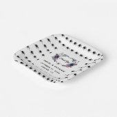 ハロウィン結婚の ペーパープレート (傾斜あり)