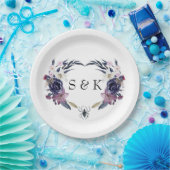 ハロウィン結婚の ペーパープレート (パーティー)