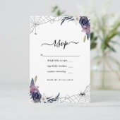 ハロウィン結婚の 出欠カード (スタンド正面)