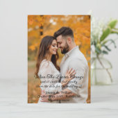 ハロウィン結婚テーマの写真と日付を保存 セーブザデート (スタンド正面)