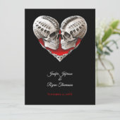 ハロウィン結婚式招待状 招待状 (スタンド正面)