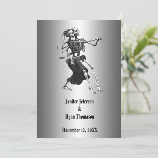 ハロウィン結婚式招待状 招待状 (スタンド正面)