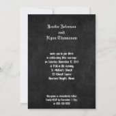 ハロウィン結婚式招待状 招待状 (裏面)