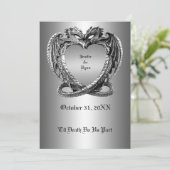 ハロウィン結婚式招待状 招待状 (スタンド正面)