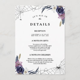 ハロウィン結婚詳細 エンクロージャーカード