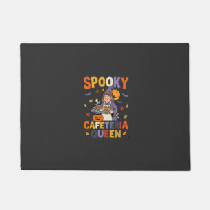 ハロウィン給食クイーン ドアマット