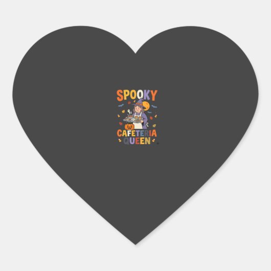 ハロウィン給食クイーン ハートシール (正面)