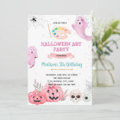 ハロウィン絵を描パーティー 招待状 (スタンド正面)