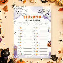 ハロウィン絵文字ピクチャリーゲーム | スプーキーなパーティー