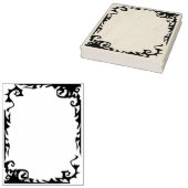 ハロウィン縁どアートスタンプ ラバースタンプ (押印)