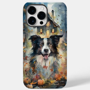 ハロウィン縁どコリーとカボチャ怖 Case-Mate iPhone 14 PRO MAXケース