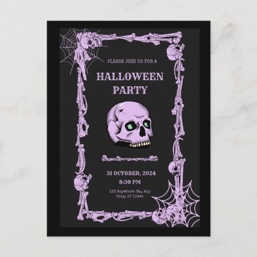 ハロウィン葉書 ポストカード (正面)