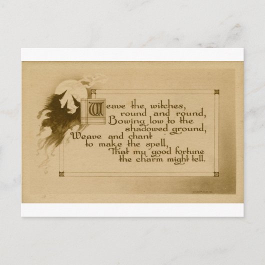 ハロウィン葉書 ポストカード (正面)