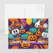 ハロウィン葉書 ポストカード (正面/裏面)