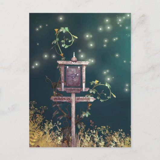 ハロウィン葉書 ポストカード (正面)