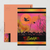 ハロウィン葉書 ポストカード (正面/裏面)