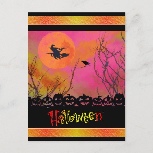 ハロウィン葉書 ポストカード (正面)