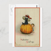 ハロウィン葉書 ポストカード (正面/裏面)