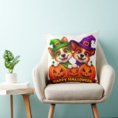 ハロウィン衣装を着たかわいい犬たち クッション (椅子)