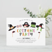 ハロウィン衣装パーティの招待状 招待状 (スタンド正面)