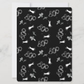 ハロウィン衣装誕生日パーティー招待状 招待状 (裏面)