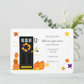 ハロウィン装飾 招待状 (スタンド正面)