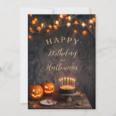 ハロウィン誕生日グロー シーズンカード (正面)
