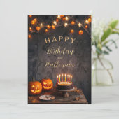 ハロウィン誕生日グロー シーズンカード (スタンド正面)