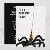 ハロウィン誕生日サプライズパーティー 招待状 (正面/裏面)