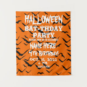 ハロウィン誕生日パーティーお祝い タペストリー